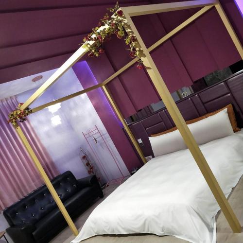 Chen He Motelにあるベッド