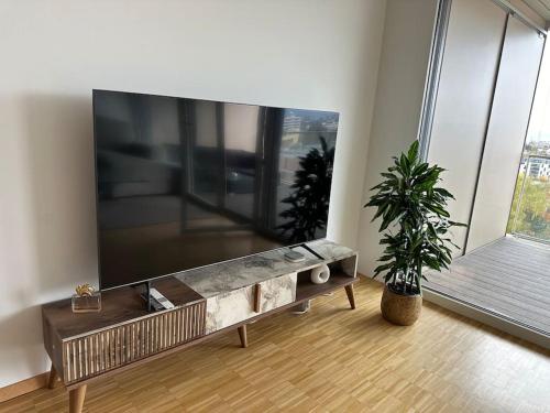 TV a/nebo společenská místnost v ubytování Design et très spacieux !