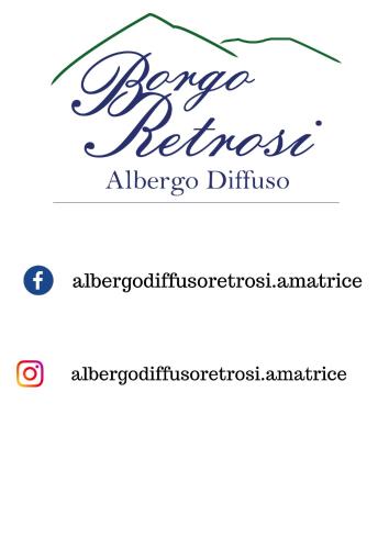 a logo for a dance business albuquerque diffuser initiative at Albergo Diffuso Borgo Retrosi di Amatrice in Amatrice