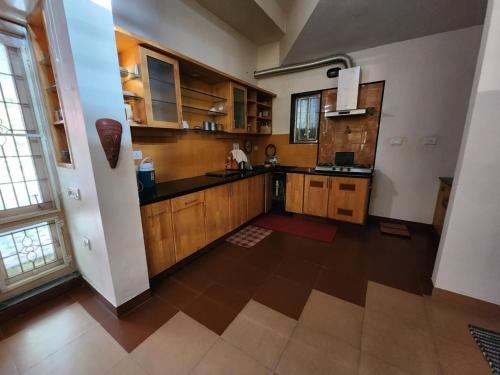 Una cocina o cocineta en Golden castle