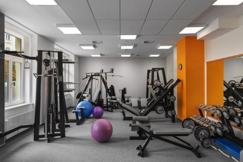 Fitness centrum a/nebo fitness zařízení v ubytování Grandhotel Nabokov