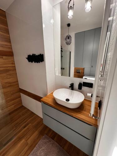 Ένα μπάνιο στο Butikowy Apartament Konin