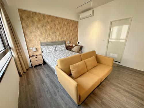 Zona de estar de 9 Tan Yuan Homestay