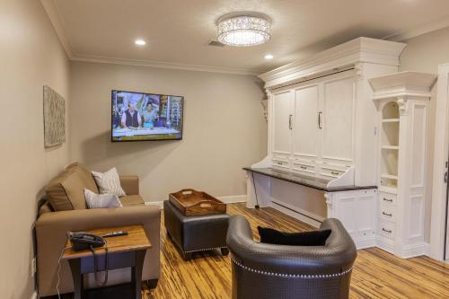 TV a/nebo společenská místnost v ubytování Berlin Resort