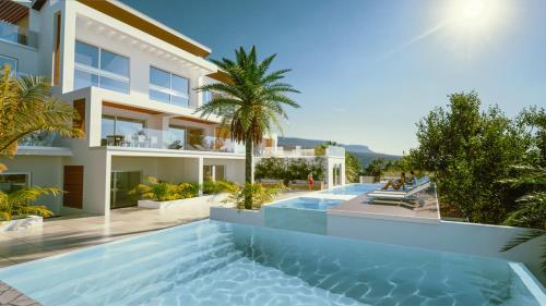 an image of a villa with a swimming pool at Aura Anse Marcel in Anse Marcel 