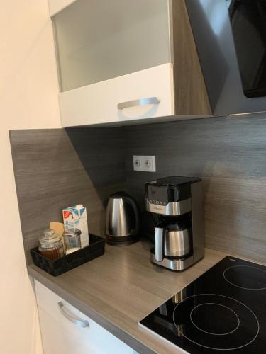 Kuchyň nebo kuchyňský kout v ubytování Residence Anke