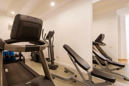 Fitness centrum a/nebo fitness zařízení v ubytování infinity mountain