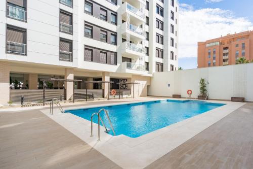 Family apartment in Malaga next to the beach