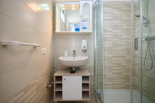 Et badeværelse på Hotel Villa Del Mar