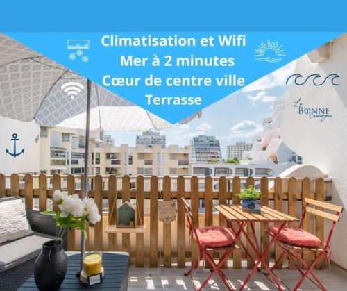 l'Amiral * Clim * Plage à 2 minutes * Wifi * Centre Ville