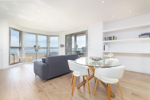 Posezení v ubytování ApartUP Patacona Deluxe