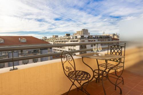 Μπαλκόνι ή βεράντα στο Hôtel Vendôme
