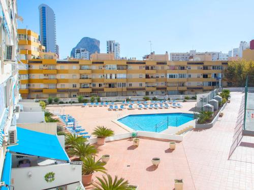 a view of a swimming pool on a building at Apartment Apolo IV-8 by Interhome in Calpe