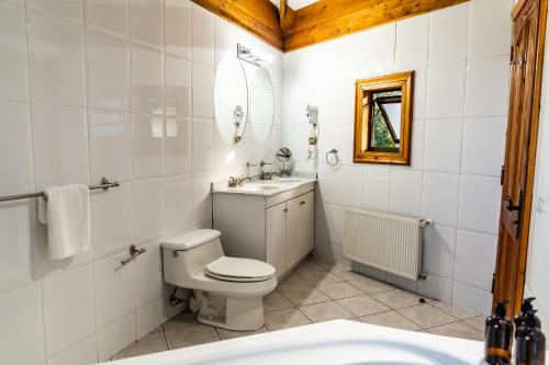 Vannituba majutusasutuses "Beautiful Lake House"