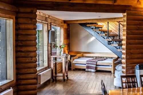 Istumisnurk majutusasutuses "Beautiful Lake House"