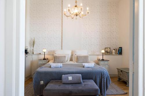 Postel nebo postele na pokoji v ubytování Huis van Loon