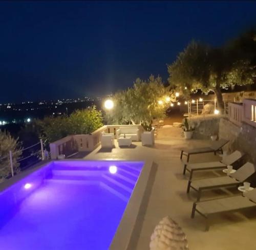 Bazén v ubytování Trullo Monte Cannone con piscina nebo v jeho okolí