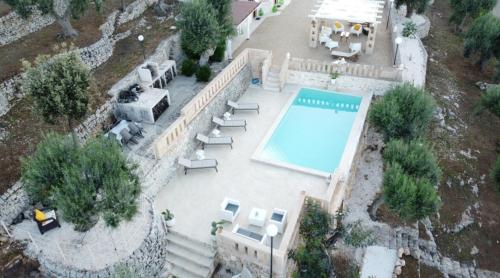 Bazén v ubytování Trullo Monte Cannone con piscina nebo v jeho okolí