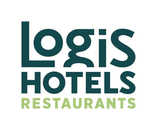 a logo for os and hotels restaurants at Logis Loire Hotel - Les Cocottes Restaurant in Les Rosiers-sur-Loire