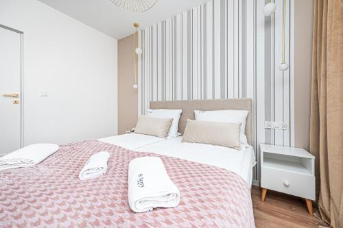 Krevet ili kreveti u jedinici u okviru objekta Nova Letnica - BillBerry Apartments