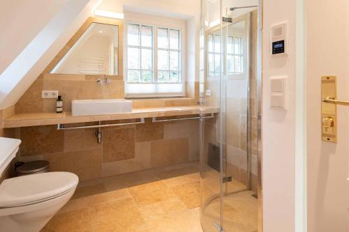 Et badeværelse på Wattvogel Lodge