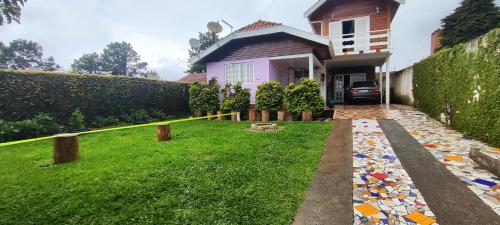 Ein Garten an der Unterkunft Lugar ao Sol