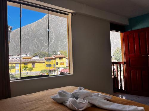Nespecifikovaný výhled na hory nebo výhled na hory při pohledu z bed and breakfast