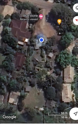 a map of a house with a blue stone recently renovated at Blue stone in Pai