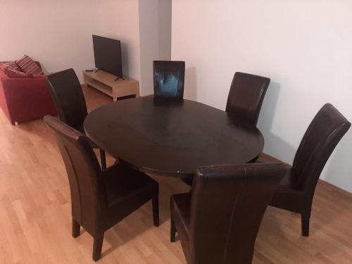 Χώρος καθιστικού στο Pentling Ferienwohnung