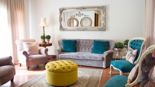 Χώρος καθιστικού στο Candlewoods Guesthouse