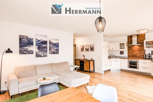 Η κουζίνα ή μικρή κουζίνα στο Ferienwohnung Dahoam 2.0