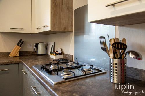 Η κουζίνα ή μικρή κουζίνα στο Cumbria lodge