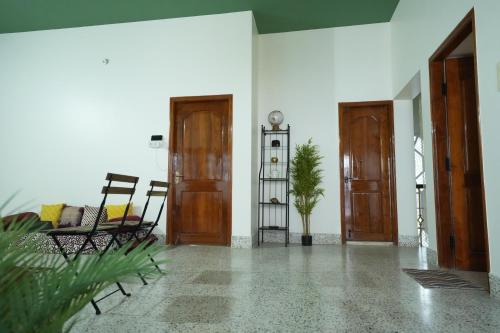 Zona de estar de Palace Hostel by Borrbo