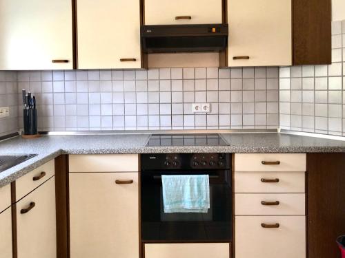 Η κουζίνα ή μικρή κουζίνα στο Lotus Apartment
