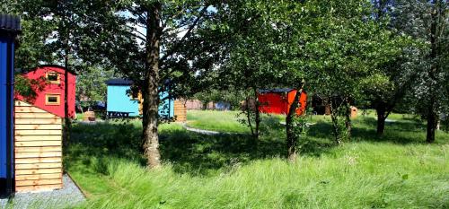 Κήπος έξω από το The Hamlet at Samlesbury Hall