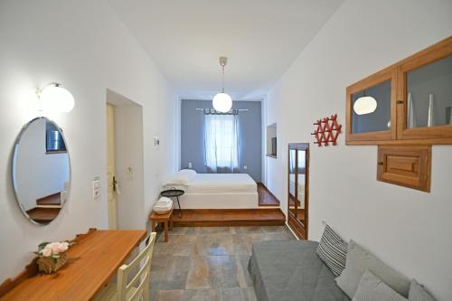 Voodi või voodid majutusasutuse Piteoussa rooms toas