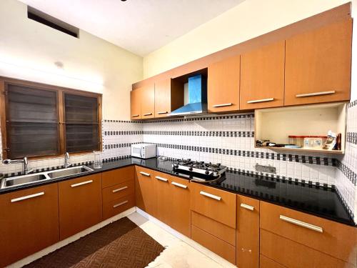 Nhà bếp/bếp nhỏ tại Casita Greenacres Homestay