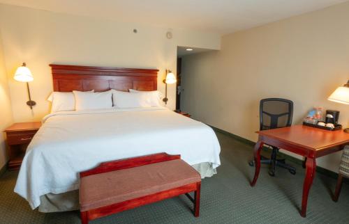 Postel nebo postele na pokoji v ubytování Hampton Inn by Hilton Guadalajara-Aeropuerto
