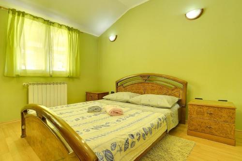 Voodi või voodid majutusasutuse Villa Semy toas