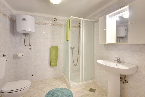 Koupelna v ubytování Apartment Malvazija