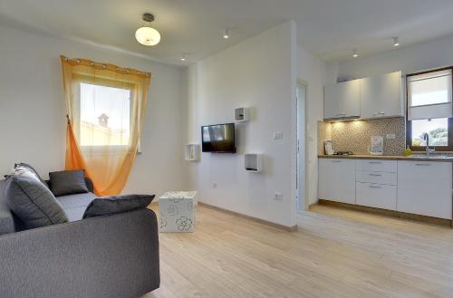 Μια τηλεόραση ή/και κέντρο ψυχαγωγίας στο Appartement Merle