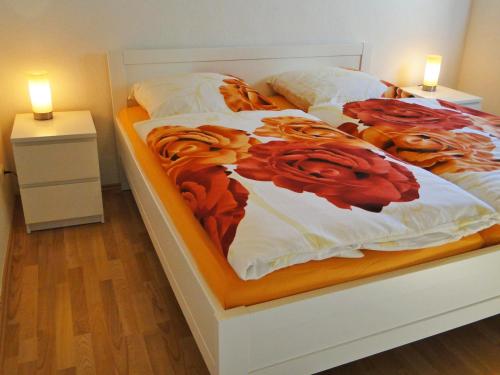 Cama o camas de una habitación en Skrey's To Hus