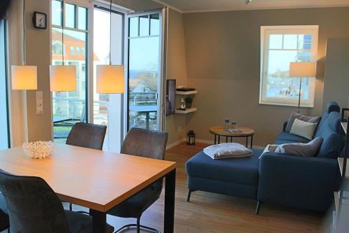 Ruang duduk di Objekt 96 - Appartement Meerblick