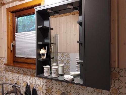 Η κουζίνα ή μικρή κουζίνα στο NEU! Sommerhaus im Cuxland