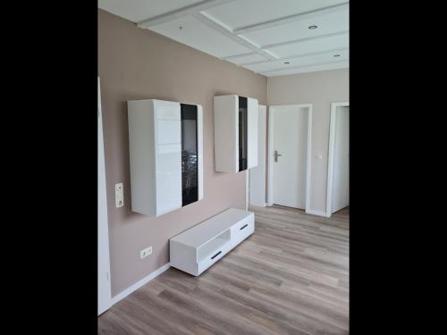 Ένα μπάνιο στο NEU Ferienwohnung Odenwald