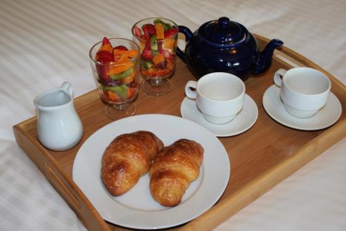 อาหารเช้าซึ่งให้บริการแก่ผู้เข้าพักที่ La Bastide Bed and Breakfast