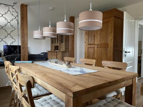 Posezení v ubytování NEU! Haus am Heldrastein