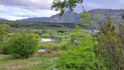 Naturlandskabet i nærheden af chaletet