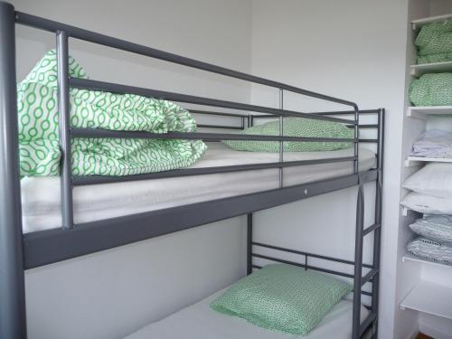 Katil dua tingkat atau katil-katil dua tingkat dalam bilik di Appartement Les Adrets-Prapoutel, 2 pièces, 5 personnes - FR-1-771-14