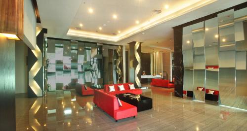 Posezení v ubytování Cabin Hotel